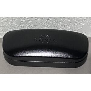 Coach New York Black Hard Clamshell Eye Glass Case Eyeglass Holder Sunglasses